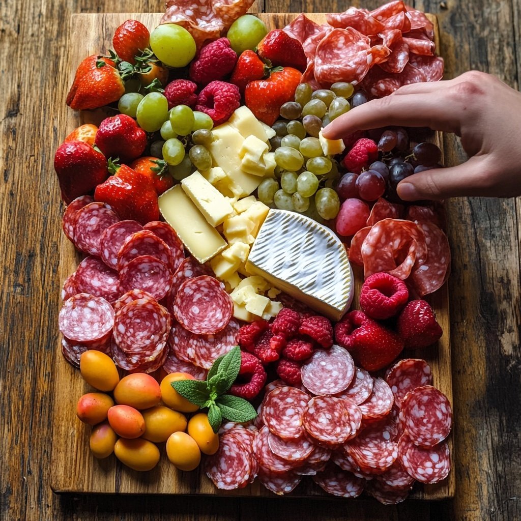 Valentines Day Charcuterie Board