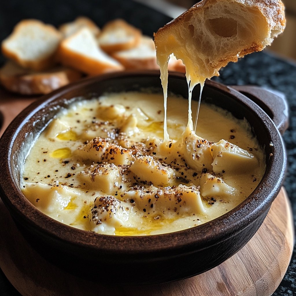 Fondue with Truffle Cheese