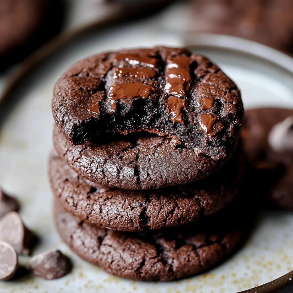 Best Double Chocolate Cookies