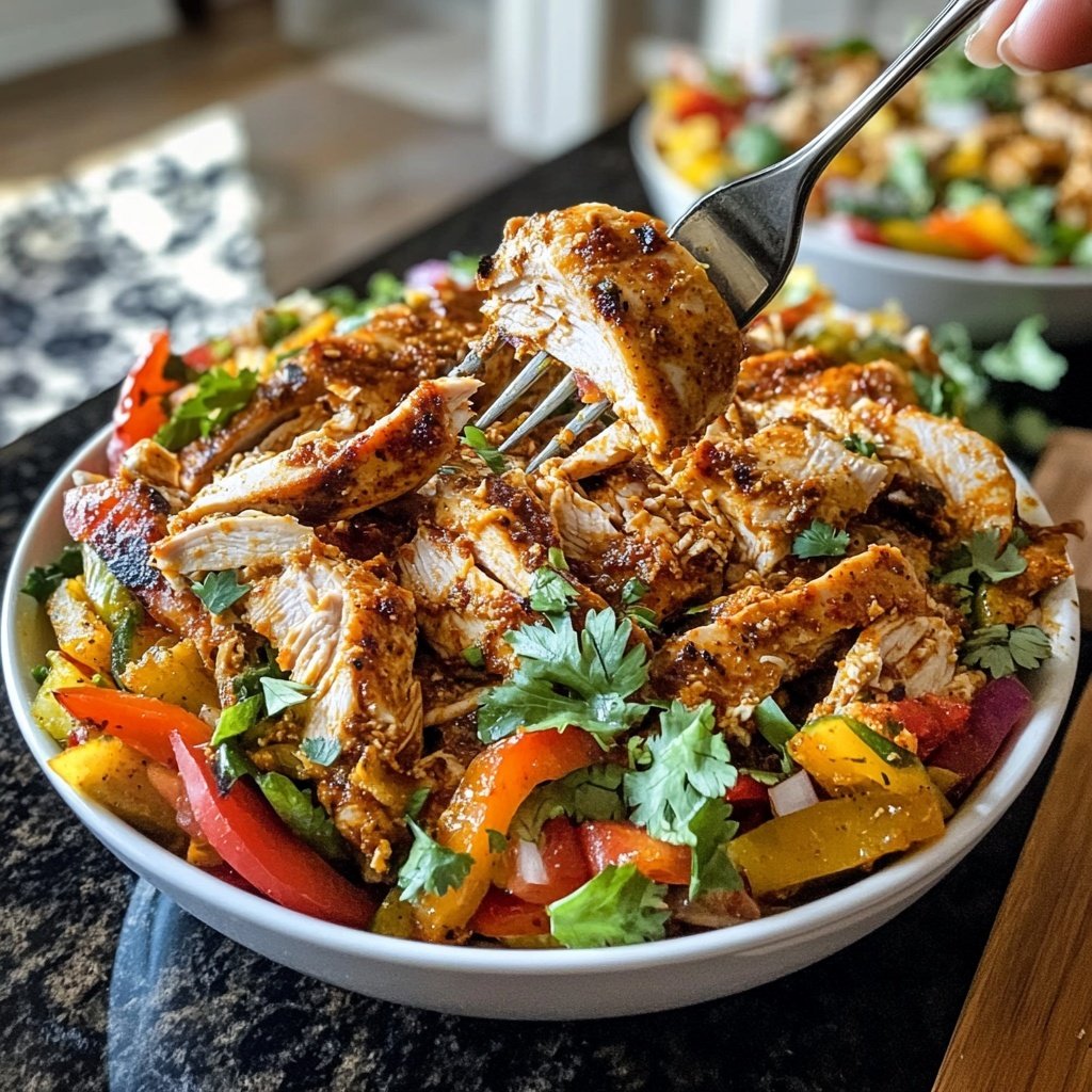 Spicy Crockpot Chicken Shawarma Bowls