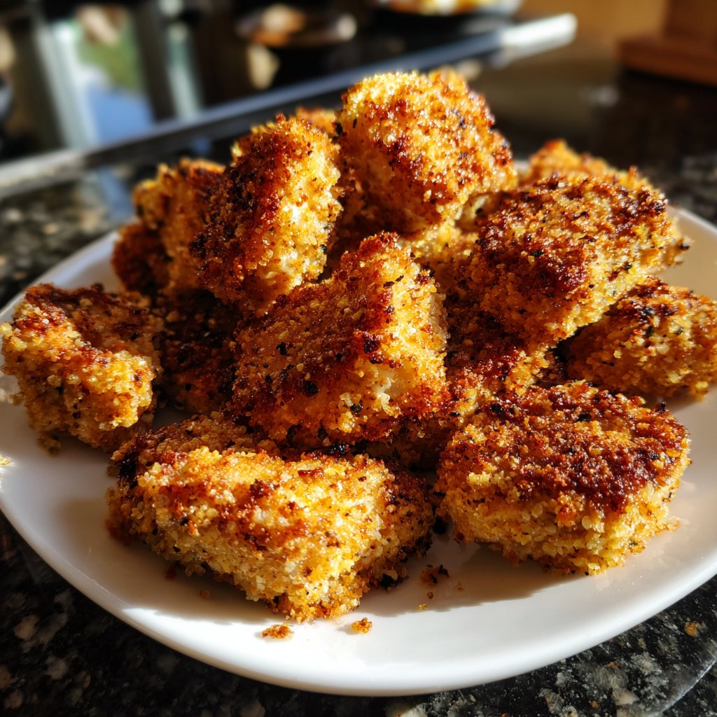 Super Bowl Party Food Crispy Tofu Nuggets