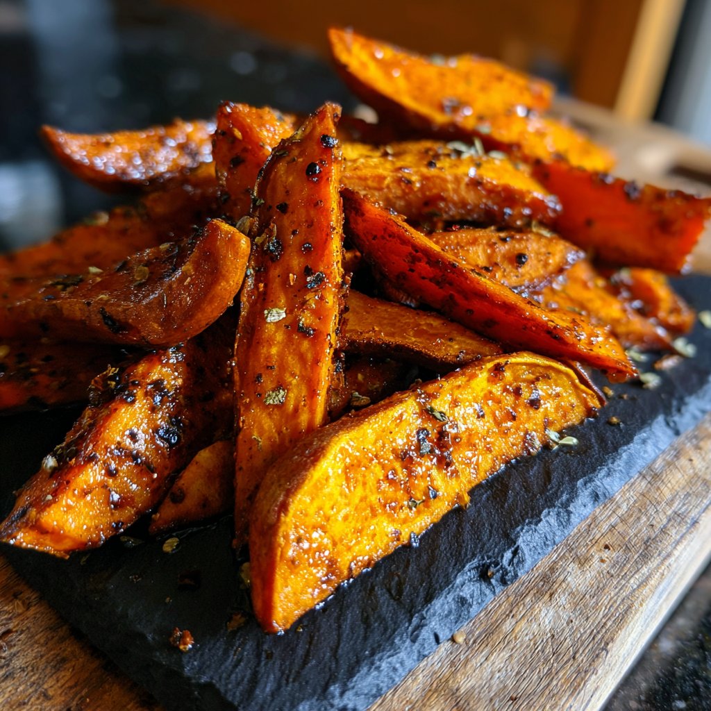 Jamaican Roasted Sweet Potatoes