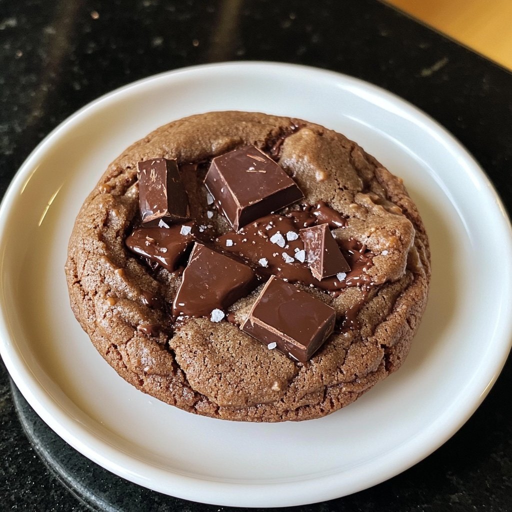 Single Serve Double Chocolate Cookie
