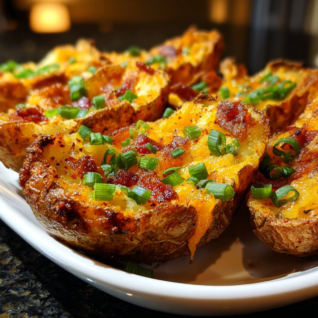 Super Bowl Loaded Potato Skins