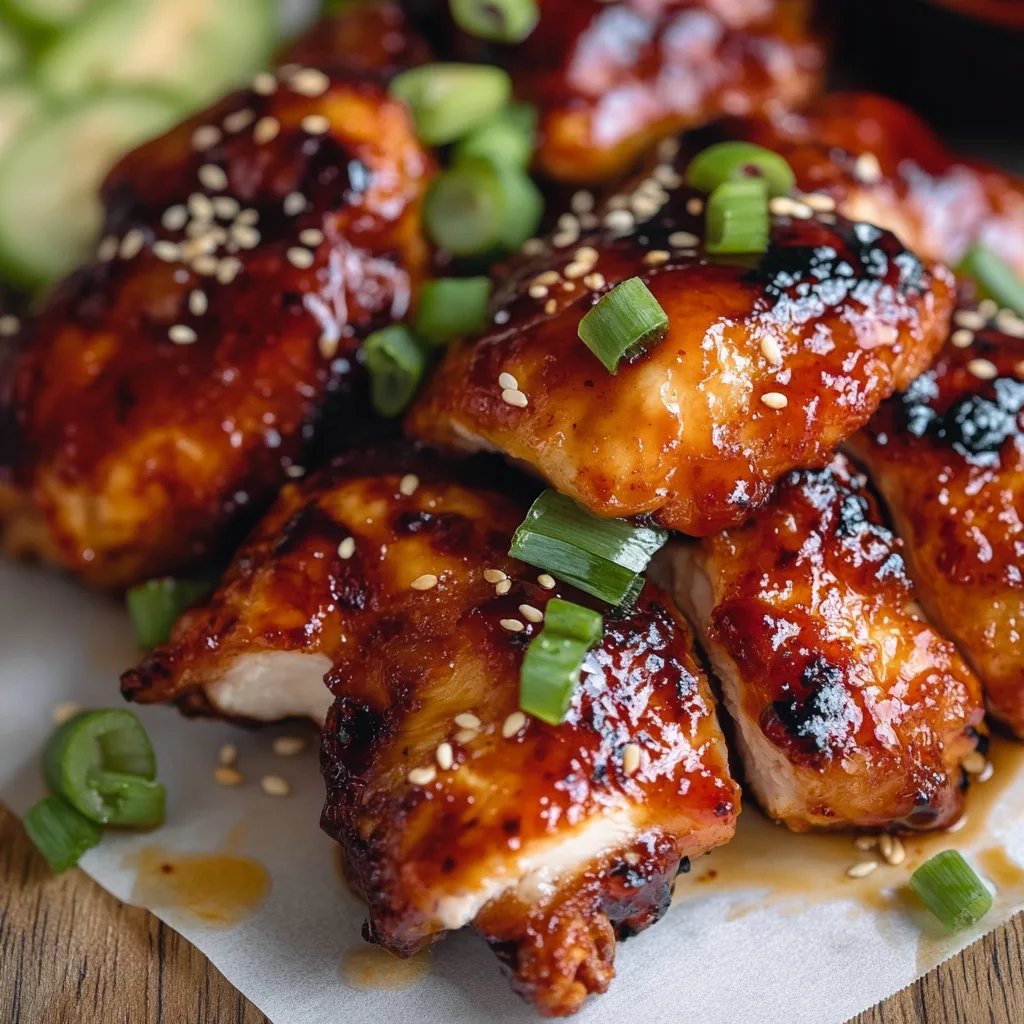 Sweet and Spicy Korean Gochujang Chicken