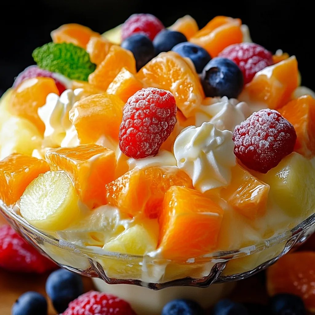 Hawaiian Fruit Salad With Cool Whip