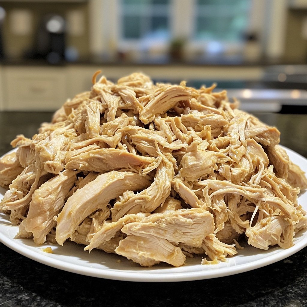 Simple Slow Cooker Shredded Chicken