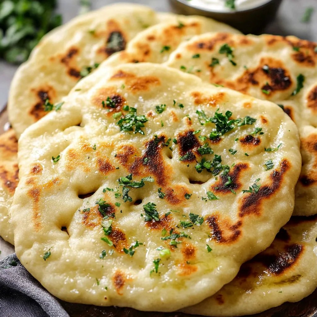 Quick and Easy Homemade Naan Flatbread - Gluten Free