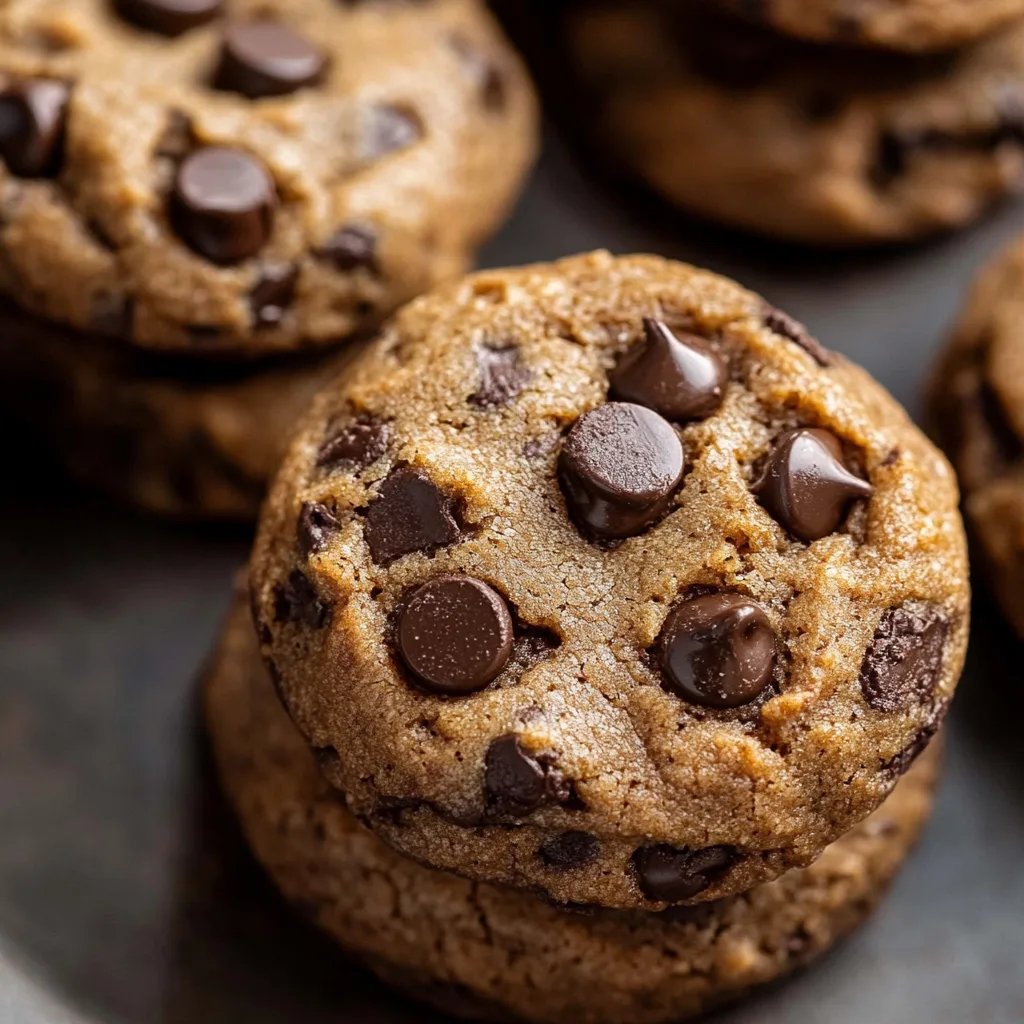 Thick Espresso Chocolate Chip Cookies