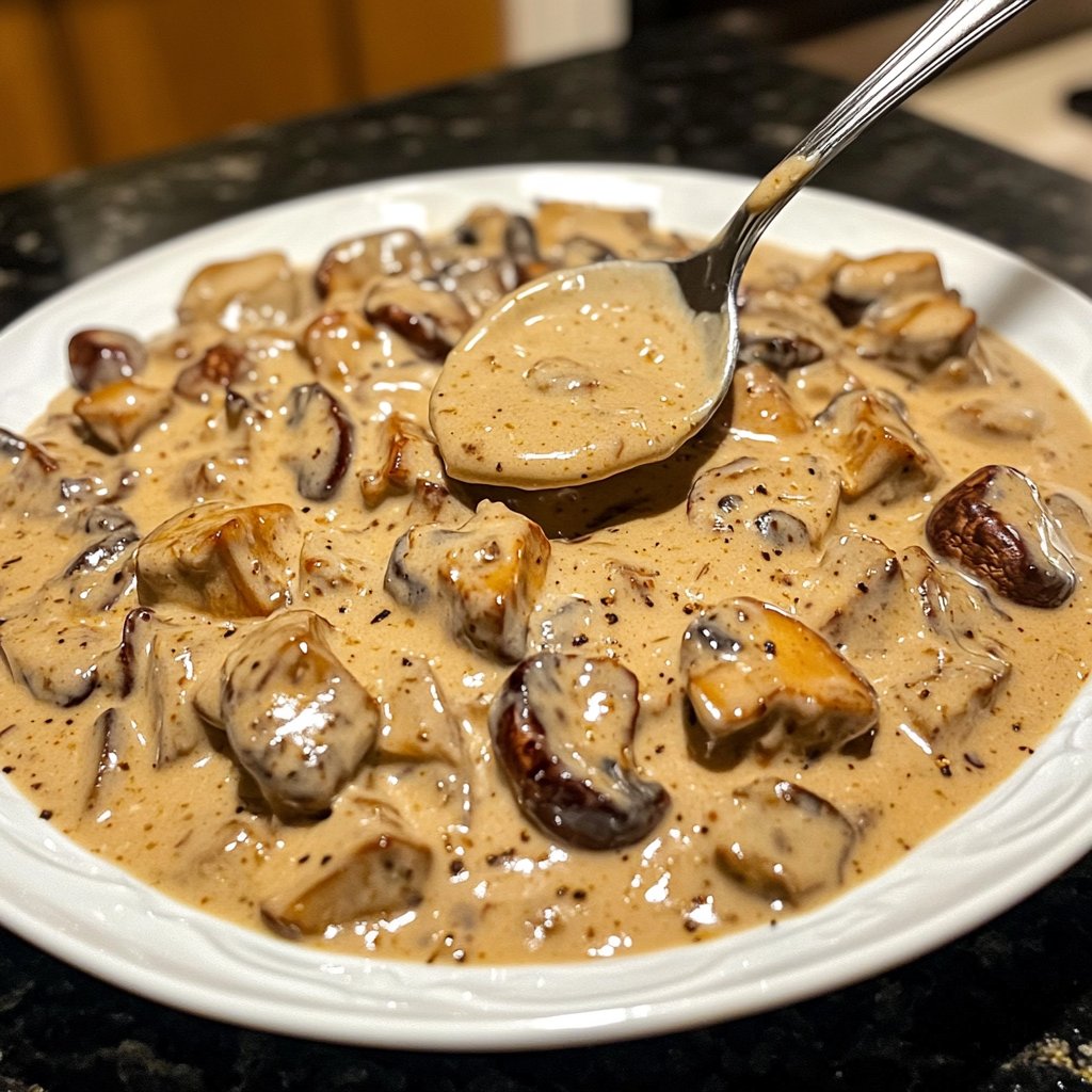 Sunday Creamy Mushroom Stroganoff