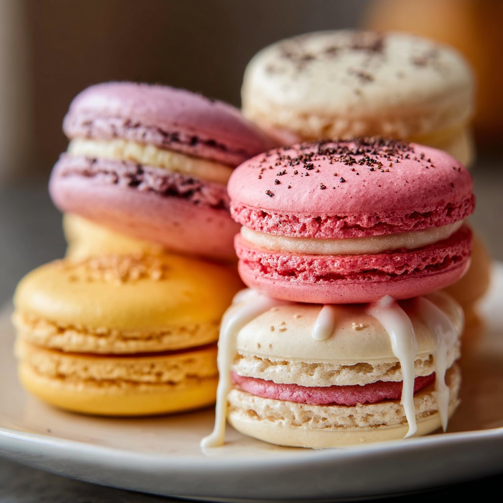 Macaron Towers in Valentine Colors