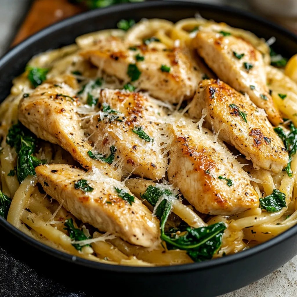 Easy Garlic Parmesan Chicken Pasta Recipe for a Healthy Dinner