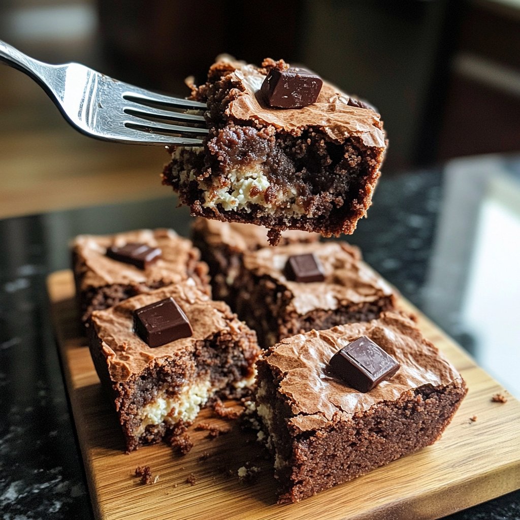 Cottage Cheese Brownies with Dark Chocolate Chunks