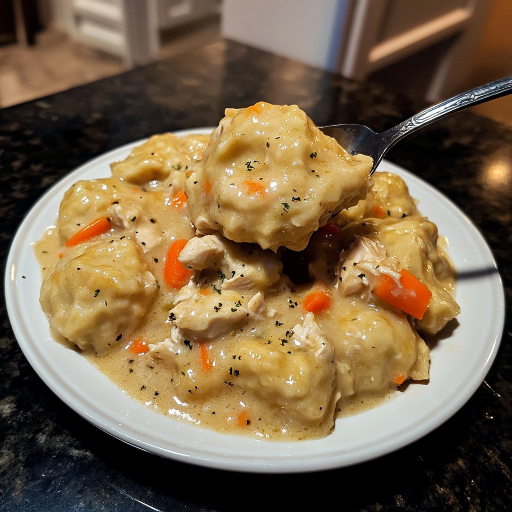 Set-It-and-Forget-It Slow Cooker Chicken and Dumplings