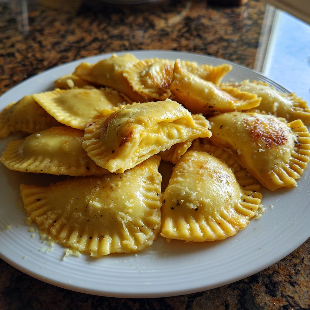 Butternut Squash Ravioli with Brown Butter